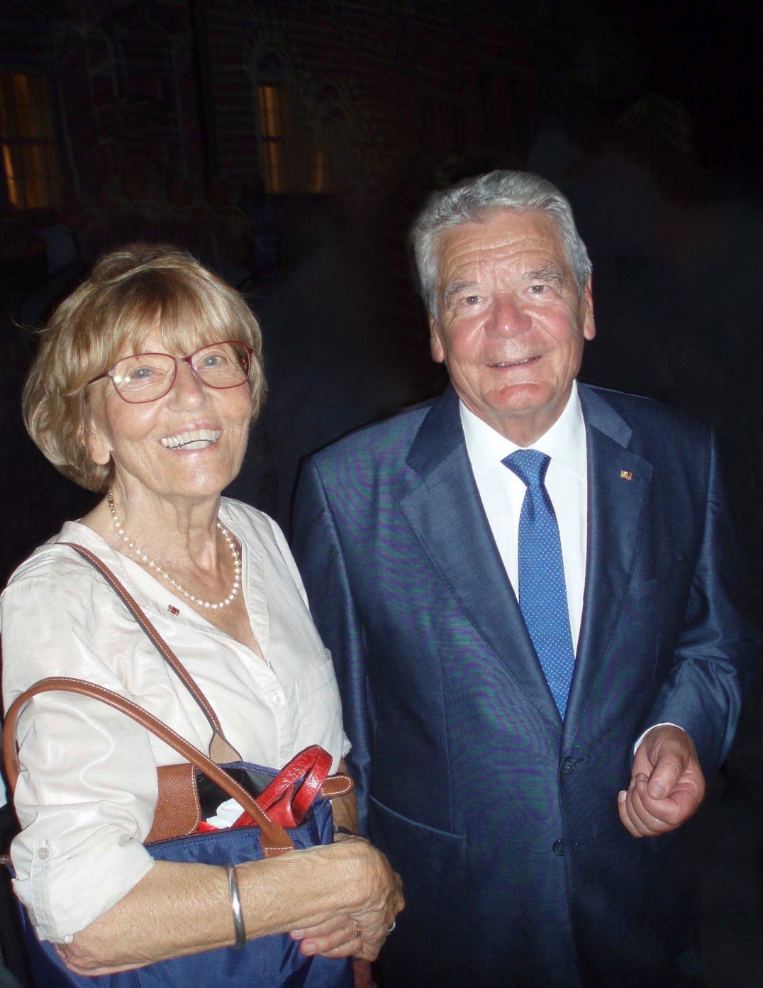 Ilse Schummer mit Bundespräsident Gauck